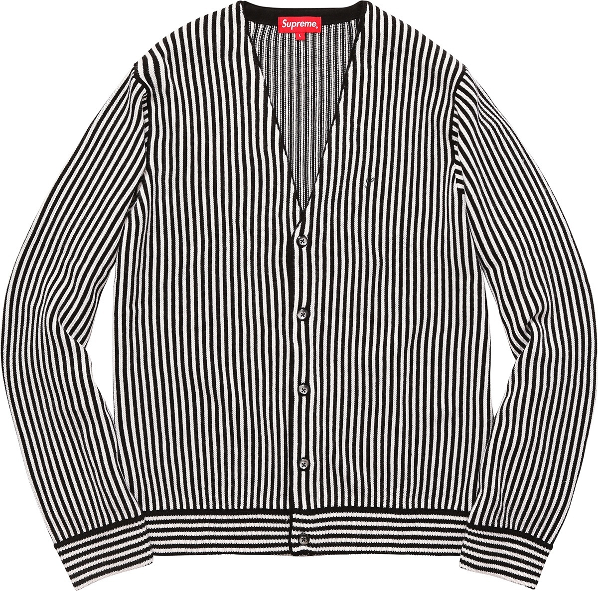 Micro Stripe Cardigan view 3